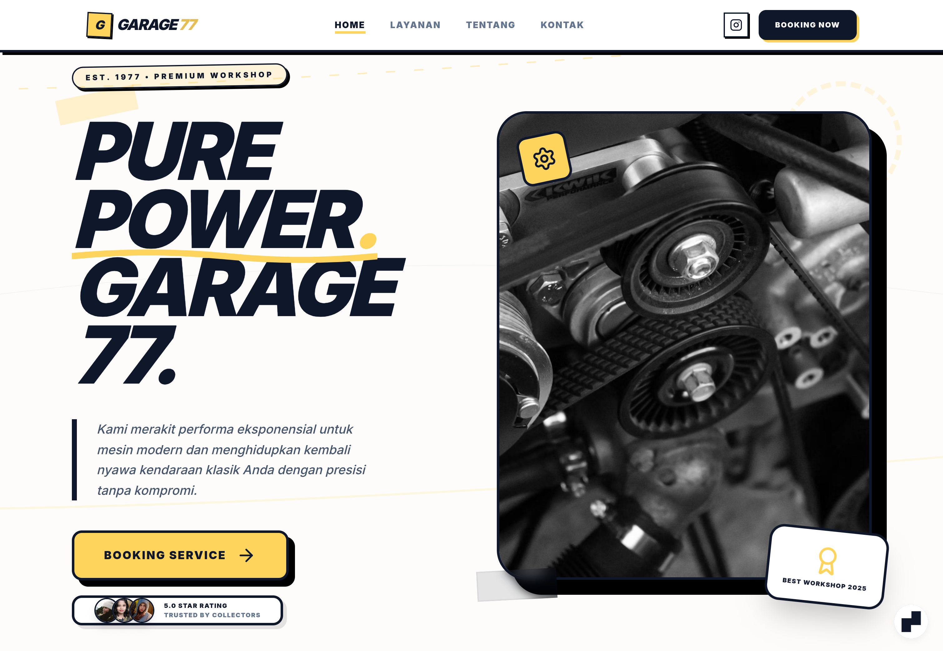 Bengkel Otomotif: Garage 77