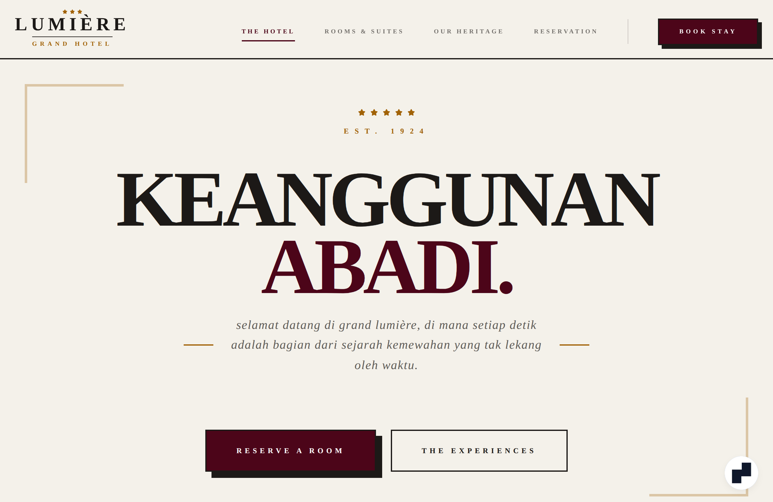 Grand Lumière Hotel